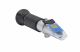 Hand refractometer, 0-20% Brix, ATC, built-in LED illuminator