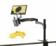 Autofocus HDMI camera on industrial stand, with screen