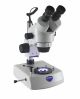 Binocular stereozoom microscope for gemology, multi-plug