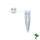 Single 0.2mL PCR tubes with dome caps